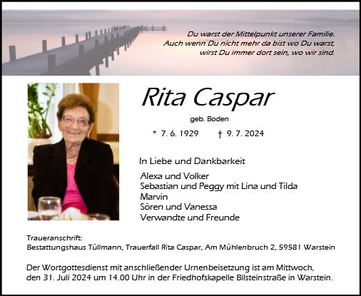 Rita Caspar