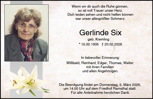 Gerlinde Six