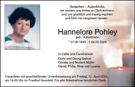 Hannelore Pohley