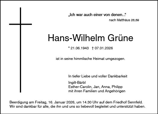 Hans-Wilhelm Grüne