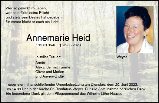 Annemarie Heid
