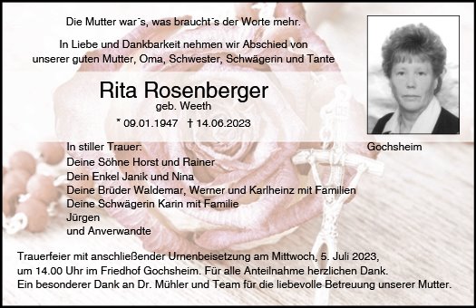 Rita Rosenberger
