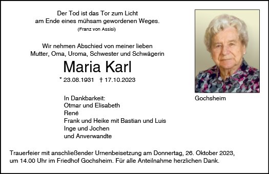 Maria Karl