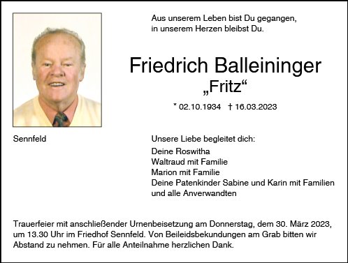 Friedrich Balleininger