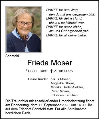 Frieda Moser