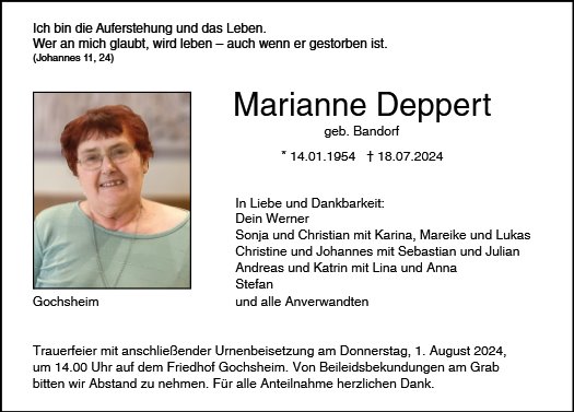 Marianne Deppert