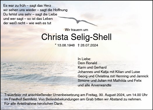 Christa Selig-Shell