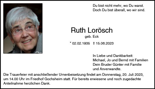 Ruth Lorösch