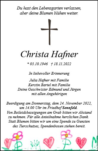 Christa Hafner