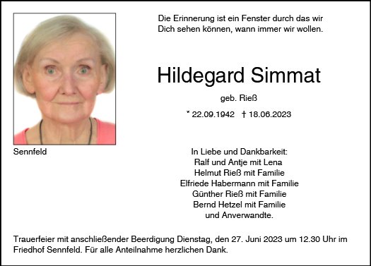 Hildegard Simmat