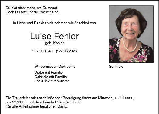 Luise Fehler