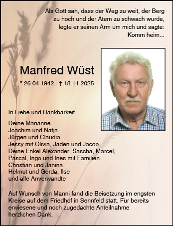 Manfred Wüst