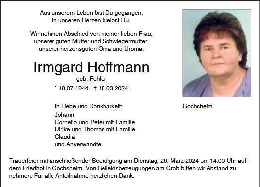 Irmgard Hoffmann
