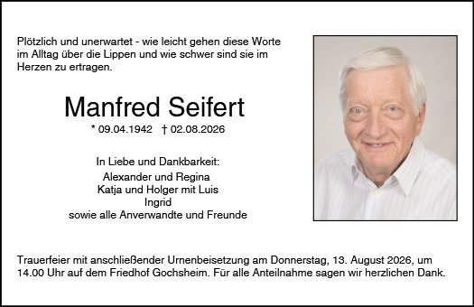 Manfred Seifert 