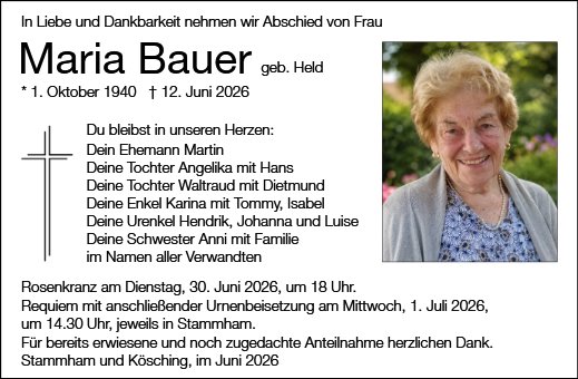 Maria Bauer