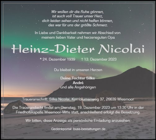 Heinz-Dieter Nicolai