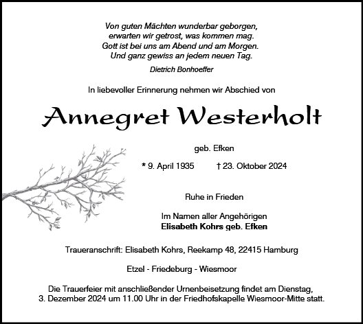 Annegret Westerholt