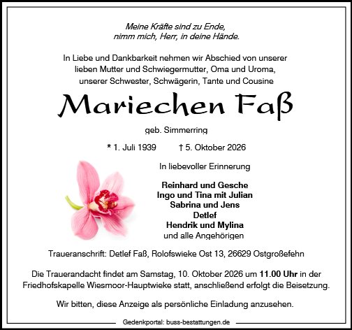 Mariechen Faß