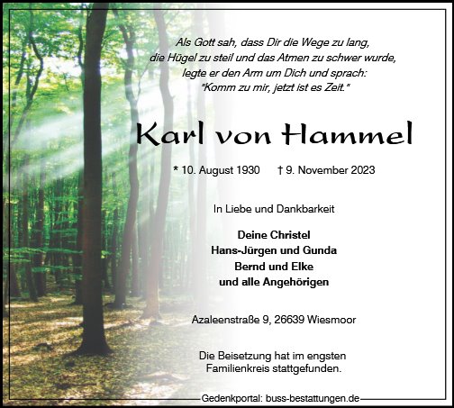 Karl von Hammel