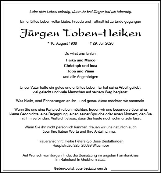 Jürgen Toben-Heiken