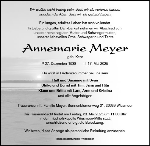 Annemarie Meyer