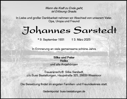 Johannes Sarstedt