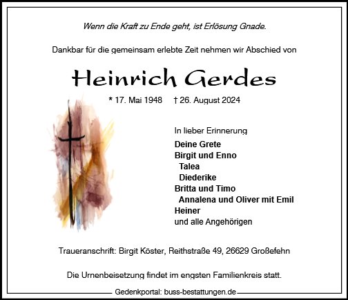 Heinrich Gerdes