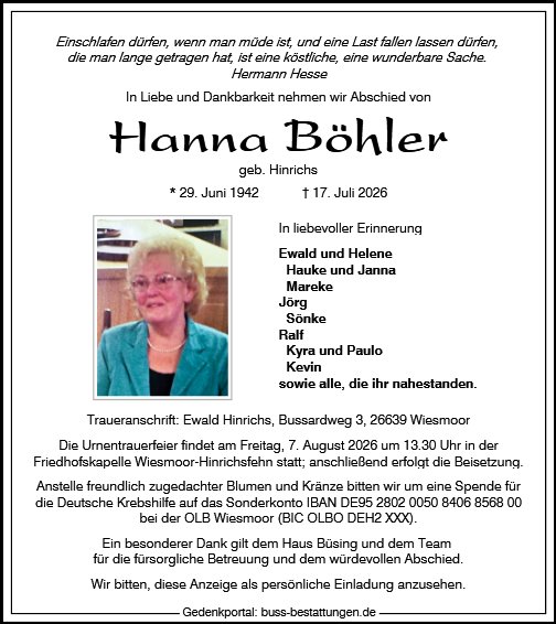 Hanna Böhler