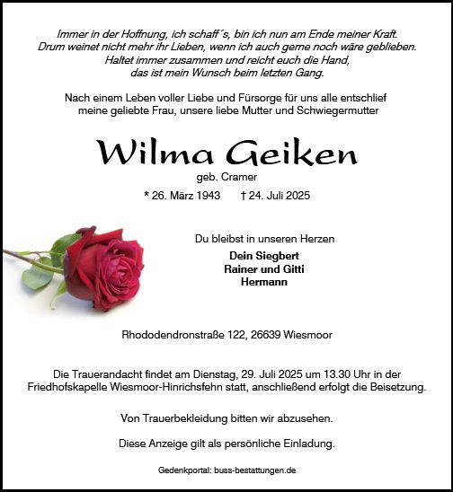 Wilma Geiken