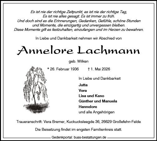 Annelore Lachmann