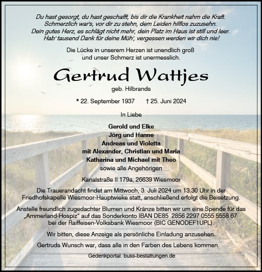 Gertrud Wattjes