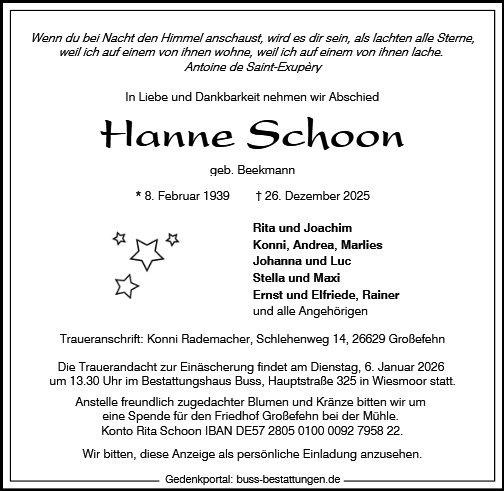 Hanne Schoon