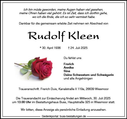 Rudolf Kleen