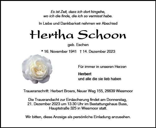 Hertha Schoon