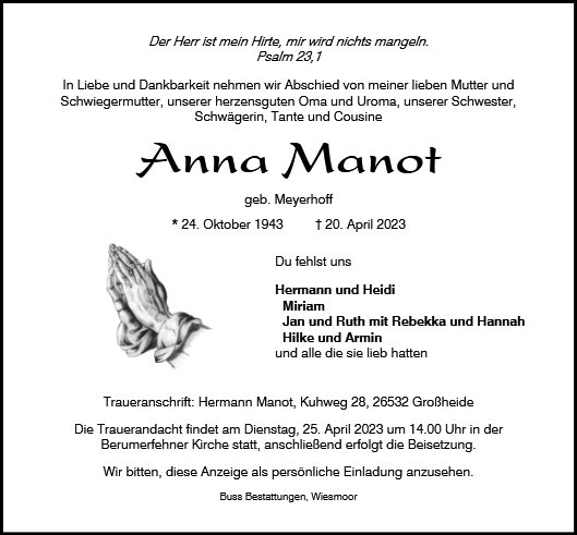 Anna Manot