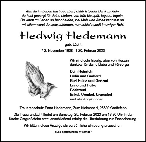 Hedwig Hedemann