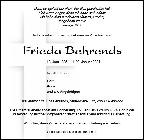 Frieda Behrends