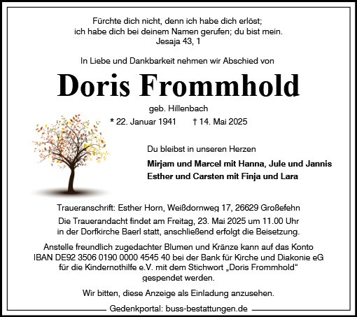 Doris Frommhold