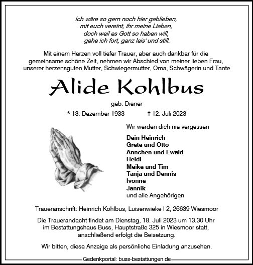 Alide Kohlbus