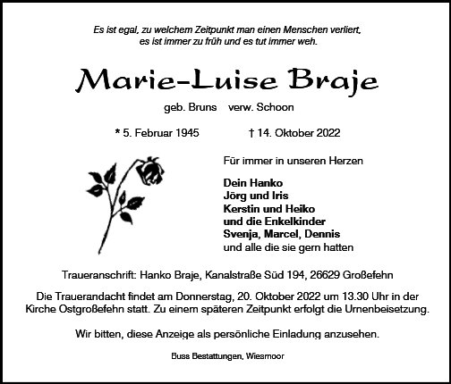 Marie-Luise Braje