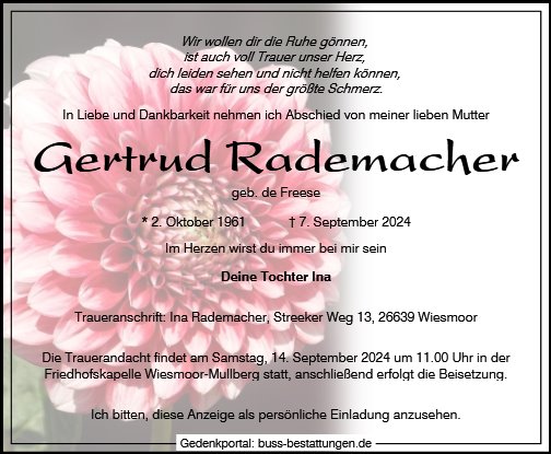 Gertrud Rademacher