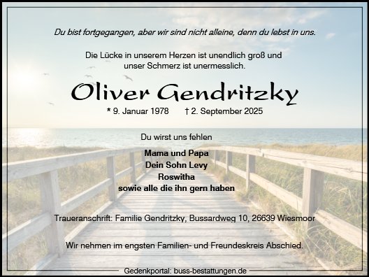 Oliver Gendritzky