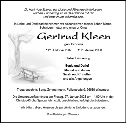 Gertrud Kleen