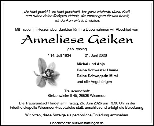 Anneliese Geiken