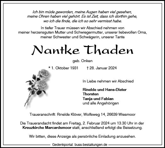 Nantke Thaden