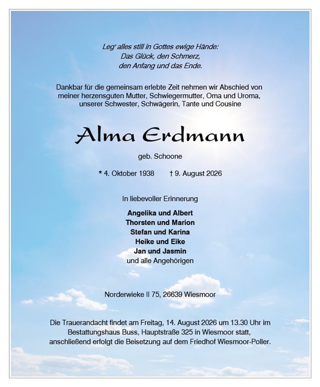 Alma Erdmann