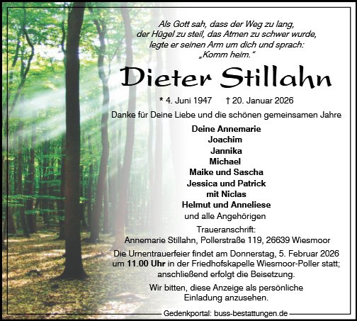 Dieter Stillahn