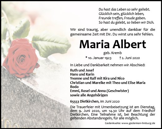 Maria Albert