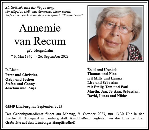 Annemarie van Recum