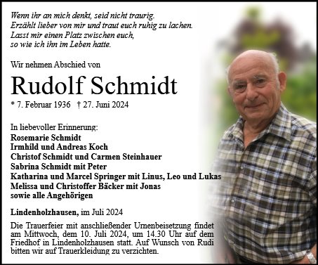 Rudolf Schmidt